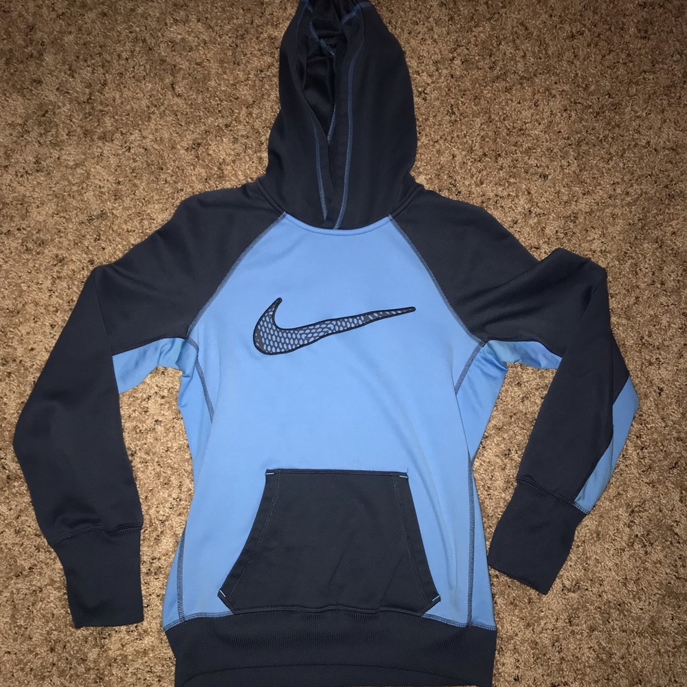 BLUE NIKE HOODIE